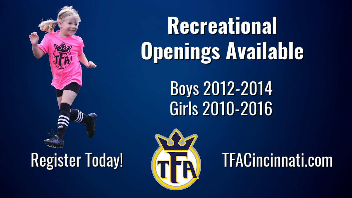 Youth Recreational Openings Available!